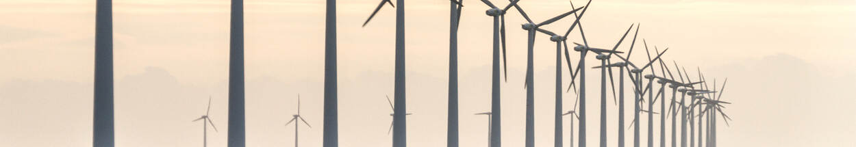 Windmolens langs de Snelweg A6 bij Swfterbant - Collectie RWS 516032