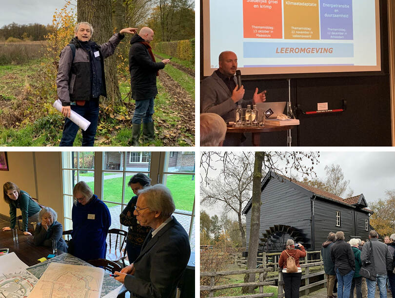 Impressies van de themabijeenkomst in Valkenswaard met foto's van het plenaire deel, de deelsessies over Zitterd Climate proof en de excursie door het watermolenlandschap.