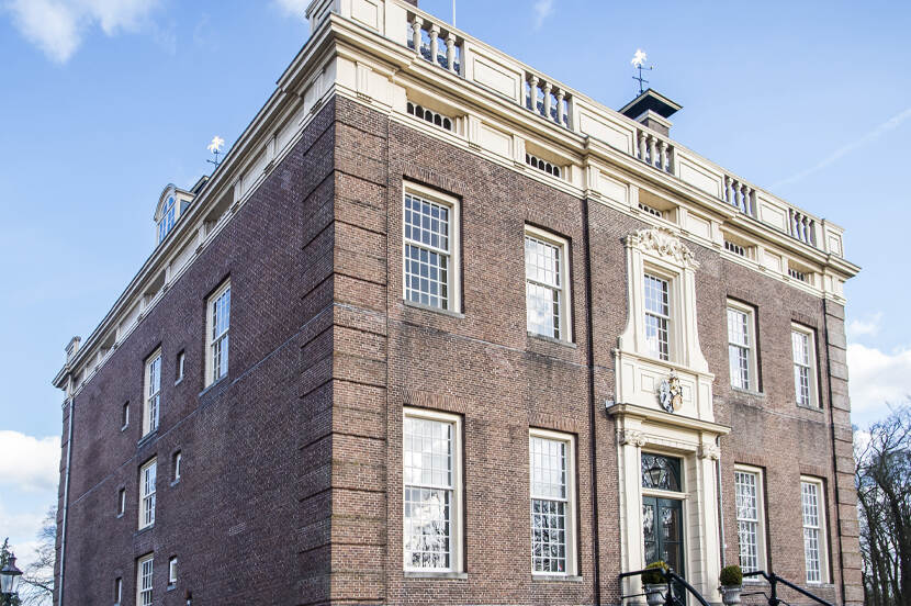 Landhuis van de buitenplaats Goudestein in Maarssen